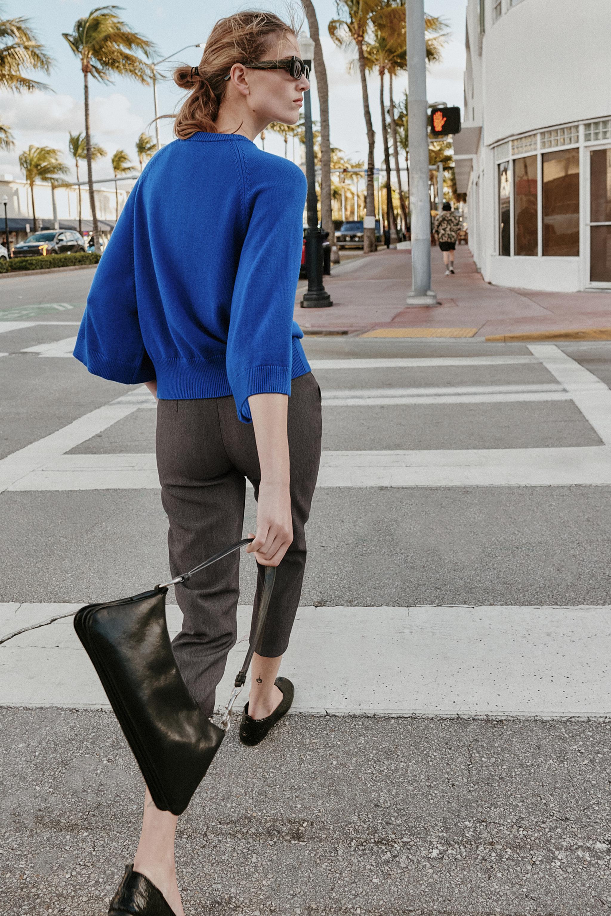 WIDE SLEEVE KNIT JUMPER